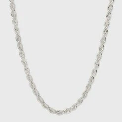 Twisted Chain Short Necklace - A New Day™ Silver -A New Day popular shop unnamed file 3154