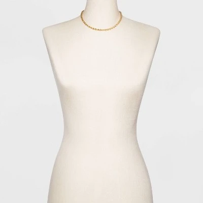 Gold Twisted Chain Necklace - A New Day™ Gold 3 Gold Twisted Chain Necklace - A New Day™ Gold