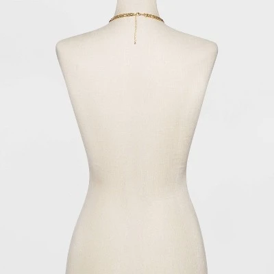 Gold Curb Chain Necklace - A New Day™ Gold 4 Gold Curb Chain Necklace - A New Day™ Gold - Image 2