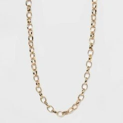Long Metal Chain Link Necklace - A New Day™ Gold 5 Long Metal Chain Link Necklace - A New Day™ Gold -A New Day popular shop unnamed file 3218