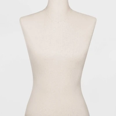 Sterling Silver with Cubic Zirconium Pendant Necklace - A New Day™ Silver 3 Sterling Silver with Cubic Zirconium Pendant Necklace - A New Day™ Silver