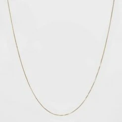 Gold Over Sterling Silver Box Chain Necklace - A New Day™ Gold 5 Gold Over Sterling Silver Box Chain Necklace - A New Day™ Gold -A New Day popular shop unnamed file 3261