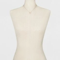 Short Pendant Necklace - A New Day™ Rose Gold