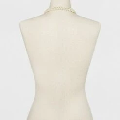 Long Faux Pearl Necklace - A New Day™ Silver/White 6 Long Faux Pearl Necklace - A New Day™ Silver/White -A New Day popular shop unnamed file 3282