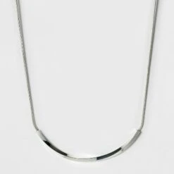 Women's Fashion Chain Necklace - A New Day™ Silver -A New Day popular shop unnamed file 3290