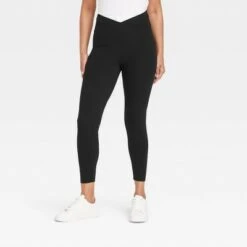 Women's Crossover V-Waistband Leggings - A New Day™ Black 15 Women's Crossover V-Waistband Leggings - A New Day™ Black -A New Day popular shop unnamed file 3312