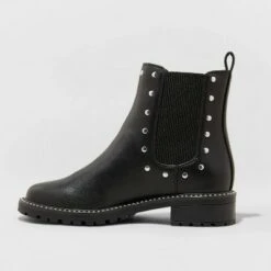 Women's Sasha Studded Chelsea Boots - A New Dayâ„¢ Black