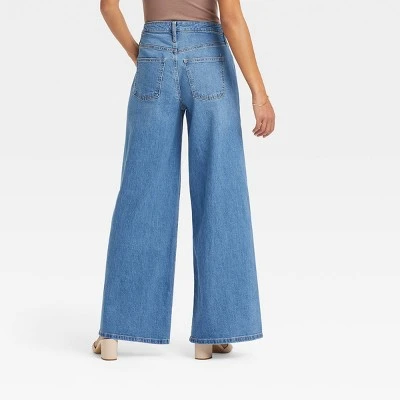 Women's High-Rise Wide Leg Jeans - A New Day™ 3 Women's High-Rise Wide Leg Jeans - A New Day™