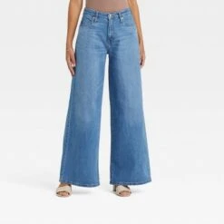 Women's High-Rise Wide Leg Jeans - A New Day™ 8 Women's High-Rise Wide Leg Jeans - A New Day™ -A New Day popular shop unnamed file 3358