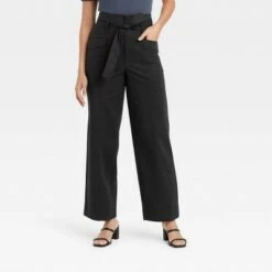 Women's High-Rise Wide-Leg Paperbag Pants - A New Day™ -A New Day popular shop unnamed file 3362