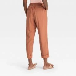 Women's High-Rise Slim Straight Leg Pintuck Ankle Pants - A New Day™