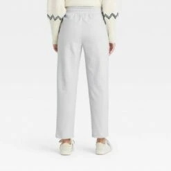 Women's High-Rise Knit Drawstring Pull-On Pants - A New Dayâ„¢ Heather Gray