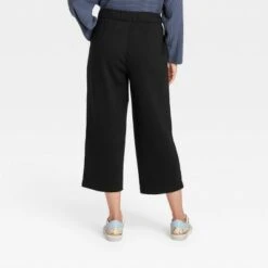 Women's High-Rise Cropped Wide Leg Sweatpants - A New Dayâ„¢