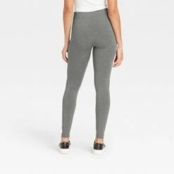 Women's High-Waisted Ankle Leggings - A New Day™ Gray