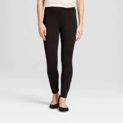 Women's High Waist Ponte Leggings - A New Day™ Black -A New Day popular shop unnamed file 3479