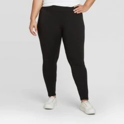 Women's High Waist Ponte Leggings - A New Day™ Black -A New Day popular shop unnamed file 3483