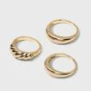 Shrimp Ring Set 3pc - A New Day™ Gold -A New Day popular shop unnamed file 3494