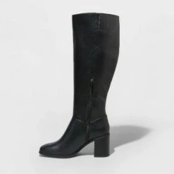 Women's Joy Tall Block Heeled Boots - A New Dayâ„¢ Black