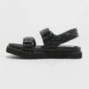 Women's Ruthie Quilted Footbed Sandals - A New Day™ Black 1 Women's Ruthie Quilted Footbed Sandals - A New Day™ Black -A New Day popular shop unnamed file 3573