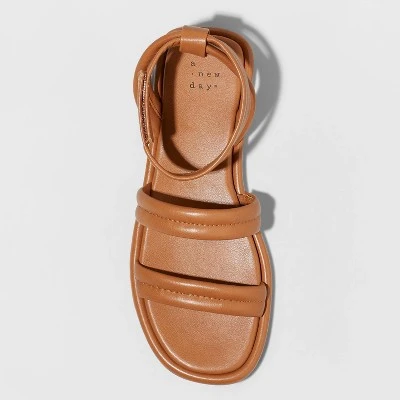 Women's Ottie Ankle Strap Sandals - A New Day™ Black 4 Women's Ottie Ankle Strap Sandals - A New Day™ Black - Image 2