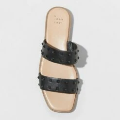 Women's Stella Two Band Studded Sandals - A New Day™ White -A New Day popular shop unnamed file 3634