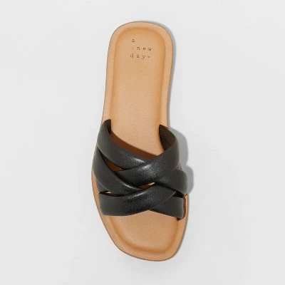 Women's Rory Padded Slide Sandals - A New Day™ Tan 4 Women's Rory Padded Slide Sandals - A New Day™ Tan - Image 2