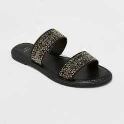 Women's Kersha Embellished Slide Sandals - A New Day™ Rose Gold -A New Day popular shop unnamed file 3665