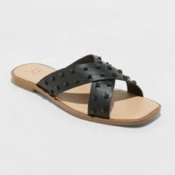 Women's Emmy Studded Crossband Sandals - A New Day™ Tan -A New Day popular shop unnamed file 3695