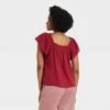 Women's Ruffle Short Sleeve Smocked Top - A New Day™ 1 Women's Ruffle Short Sleeve Smocked Top - A New Day™ -A New Day popular shop unnamed file 3764
