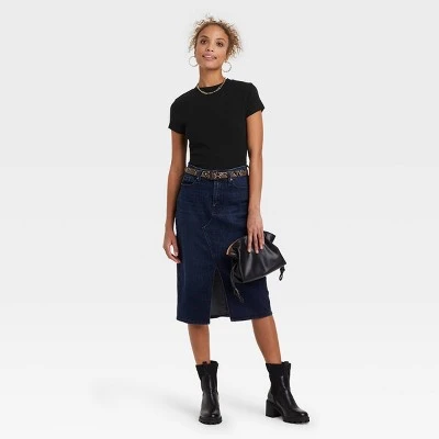 Women's Short Sleeve Ribbed T-Shirt - A New Day™ 4 Women's Short Sleeve Ribbed T-Shirt - A New Day™ - Image 2