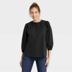 Women's Puff 3/4 Sleeve Blouse - A New Day™ 8 Women's Puff 3/4 Sleeve Blouse - A New Day™ -A New Day popular shop unnamed file 3801