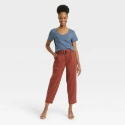 Women's Short Sleeve Scoop Neck T-Shirt - A New Day™ -A New Day popular shop unnamed file 3816