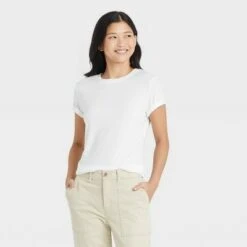 Women's Short Sleeve Slim Fit 3pk Bundle T-Shirt - A New Dayâ„¢