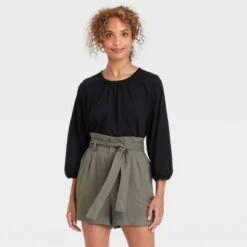 Women's Bishop Long Sleeve T-Shirt - A New Day™ 8 Women's Bishop Long Sleeve T-Shirt - A New Day™ -A New Day popular shop unnamed file 3897