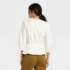Women's 3/4 Sleeve Wrap Top - A New Day™