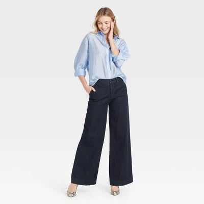 Women's Long Sleeve Button-Down Boyfriend Shirt - A New Day™ 4 Women's Long Sleeve Button-Down Boyfriend Shirt - A New Day™ - Image 2