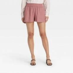 Women's High-Rise Linen Pull-On Shorts - A New Day™ Purple 8 Women's High-Rise Linen Pull-On Shorts - A New Day™ Purple -A New Day popular shop unnamed file 4011