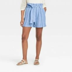 Women's High-Rise Paperbag Shorts - A New Day™ -A New Day popular shop unnamed file 4019