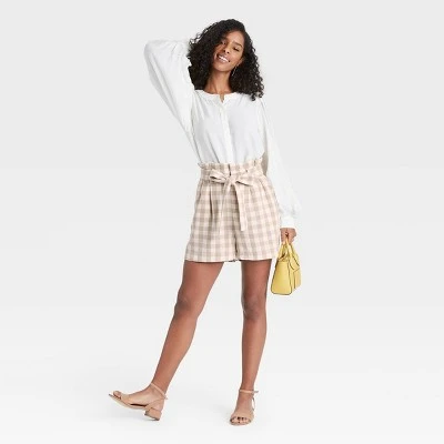 Women's High-Rise Paperbag Shorts - A New Day™ 3 Women's High-Rise Paperbag Shorts - A New Day™ - Image 2