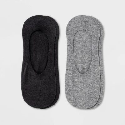 Women's Cotton Jersey 2pk Liner Socks - A New Day™ 4-10 White/beige 6 Women's Cotton Jersey 2pk Liner Socks - A New Day™ 4-10 White/beige - Image 5