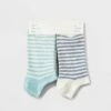 Women's 6pk Striped Low Cut Socks - A New Day™ Assorted Colors 4-10