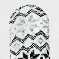 Women's Snowflake Double Lined Cozy Booties with Grippers - A New Day™ Ivory 4-10 -A New Day popular shop unnamed file 4104