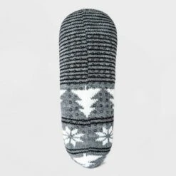 Women's Sloth Double Lined Cozy Booties with Grippers - A New Day™ Charcoal Heather 4-10 -A New Day popular shop unnamed file 4121