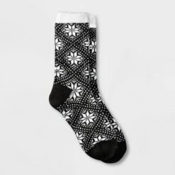 Women's Snowfall Double Lined Cozy Crew Socks - A New Day™ 4-10 Black 9 Women's Snowfall Double Lined Cozy Crew Socks - A New Day™ 4-10 Black -A New Day popular shop unnamed file 4136