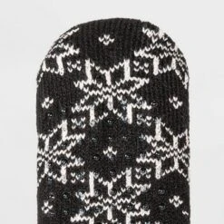 Women's Floral Double Lined Cozy Booties with Grippers - A New Day™ 4-10 Heather Gray/turquoise -A New Day popular shop unnamed file 4162