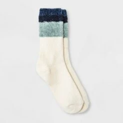 Women's Colorblock Chenille Cozy Crew Socks - A New Day™ 4-10 Surf Blue 10 Women's Colorblock Chenille Cozy Crew Socks - A New Day™ 4-10 Surf Blue -A New Day popular shop unnamed file 4177