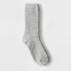 Women's Textured Chenille Cozy Crew Socks - A New Day™ 4-10 Gray 13 Women's Textured Chenille Cozy Crew Socks - A New Day™ 4-10 Gray -A New Day popular shop unnamed file 4184