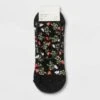 Women's Floral 3pk Liner Socks - A New Day™ 4-10