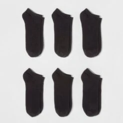 Women's 6pk Low Cut Socks - A New Day™ 4-10 Black/gray/white -A New Day popular shop unnamed file 4227