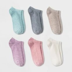 Women's 6pk Low Cut Socks - A New Day™ 4-10 Black/gray/white -A New Day popular shop unnamed file 4229